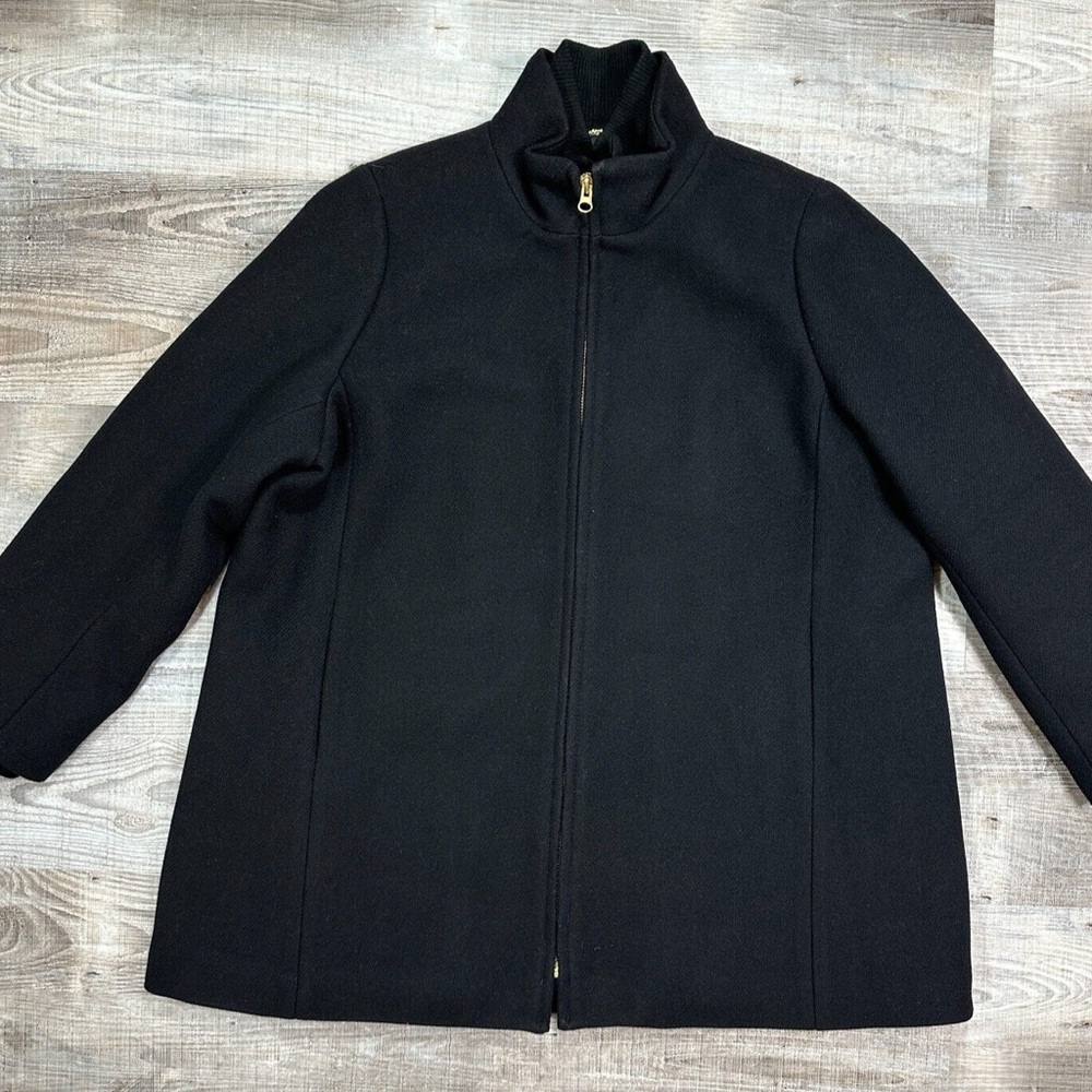 J. Crew Navy Italian Stadium Cloth Jacket Size 24